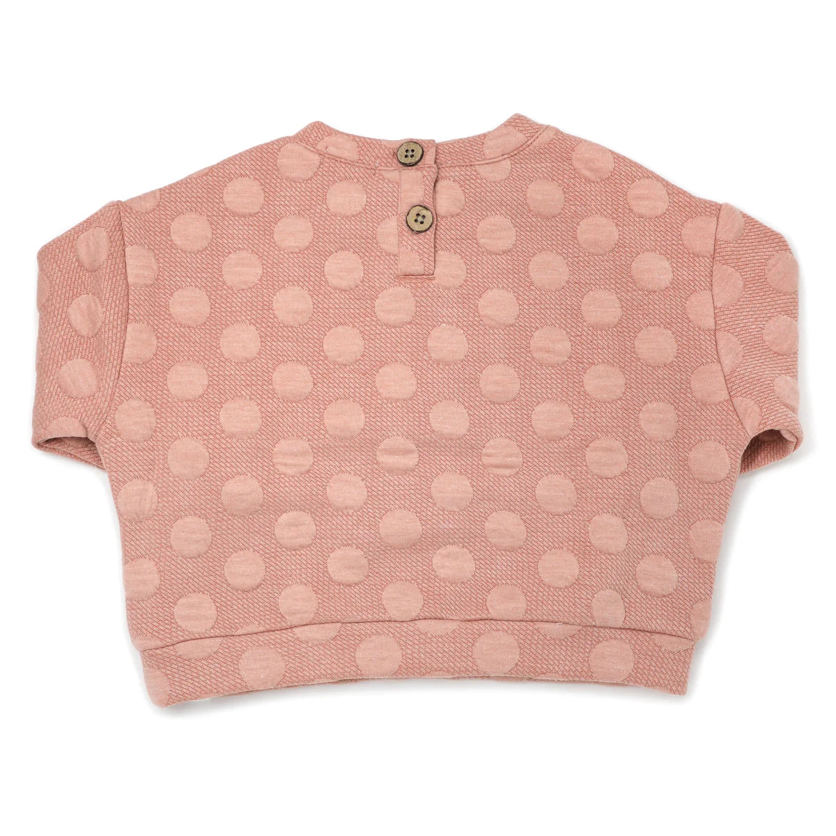 2Pc Pucker Dot Slouch Sweater