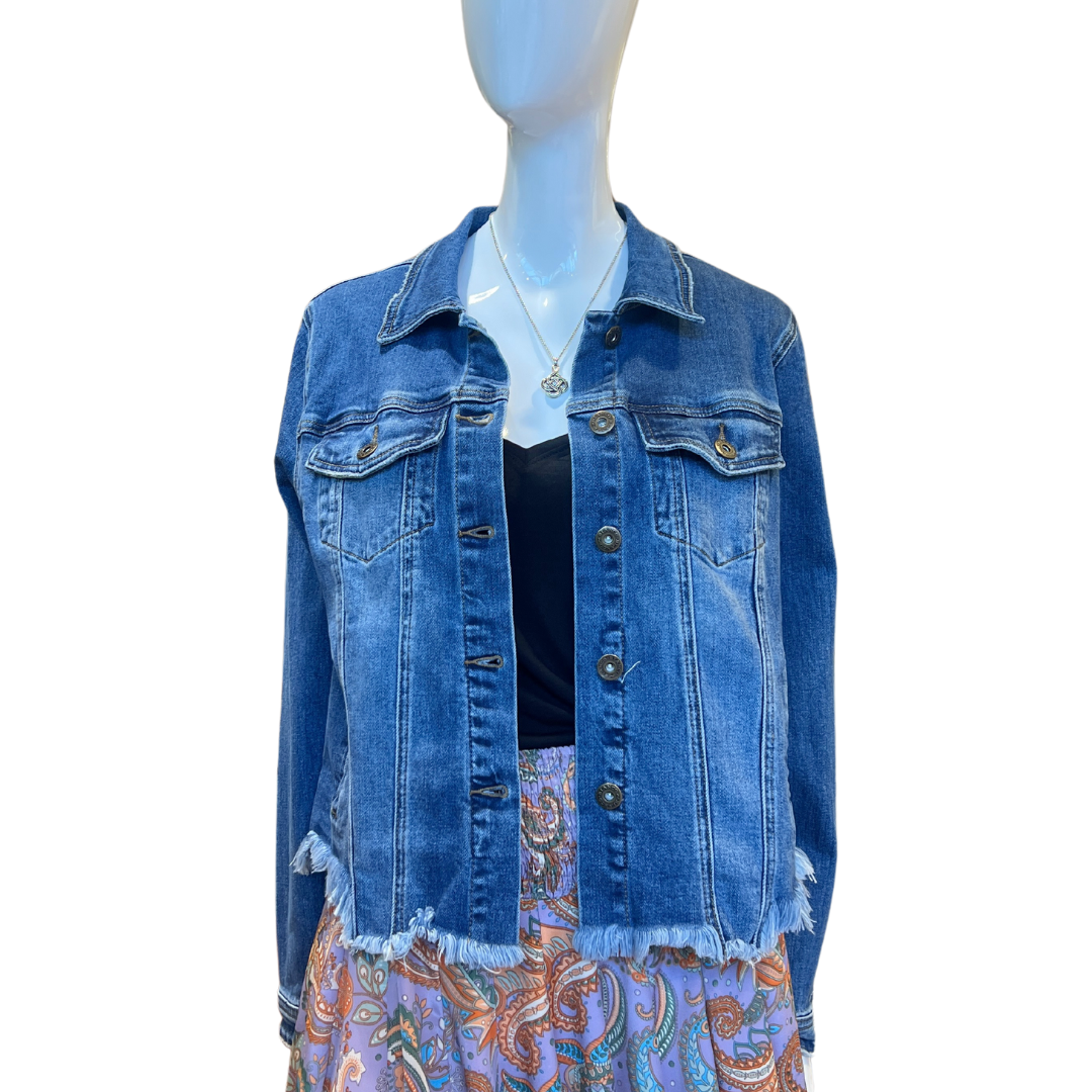 Penelope Med Blue Denim Jacket