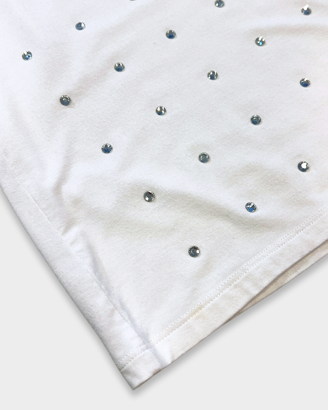 girls white tank, studded tank top, girls sleeveless top, boutique girls basics, trendy kids clothing, girls summer top, white studded shirt, stylish girls outfit basics