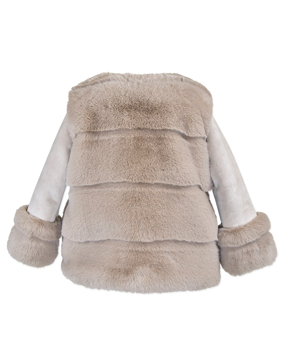 Mocha Cake Puff Coat