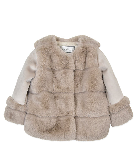 Mocha Cake Puff Coat