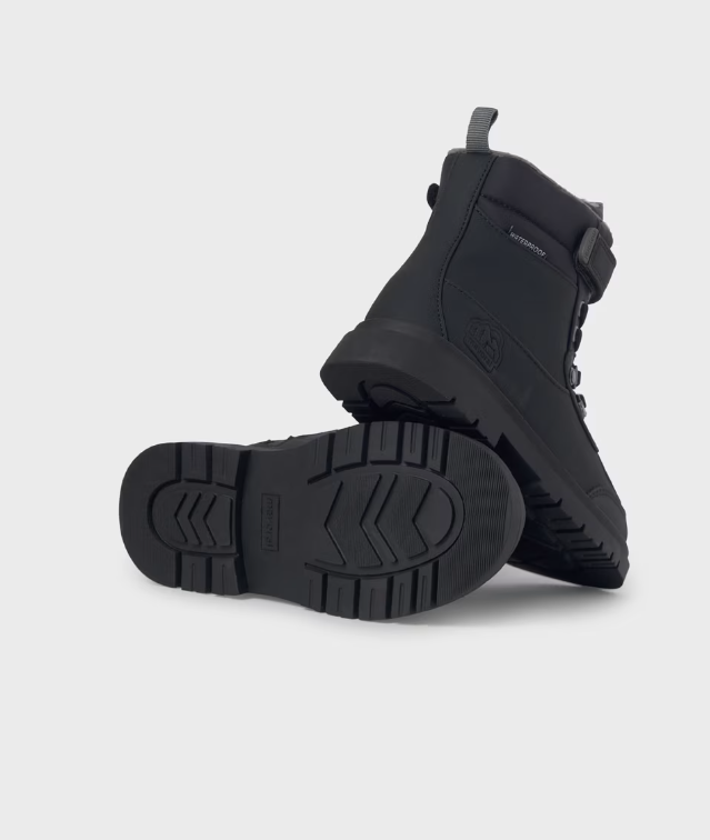 Black Waterproof High Top Boot