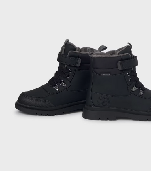 Black Waterproof High Top Boot