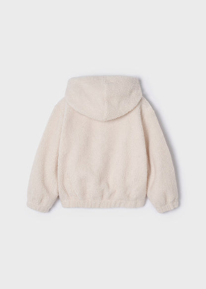 Beige Fur Pullover Jacket