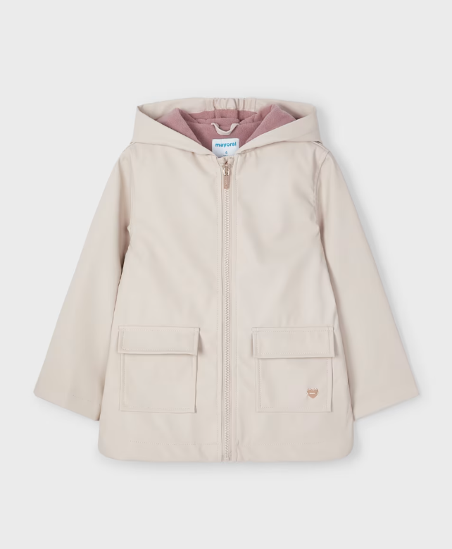 Beige Raincoat