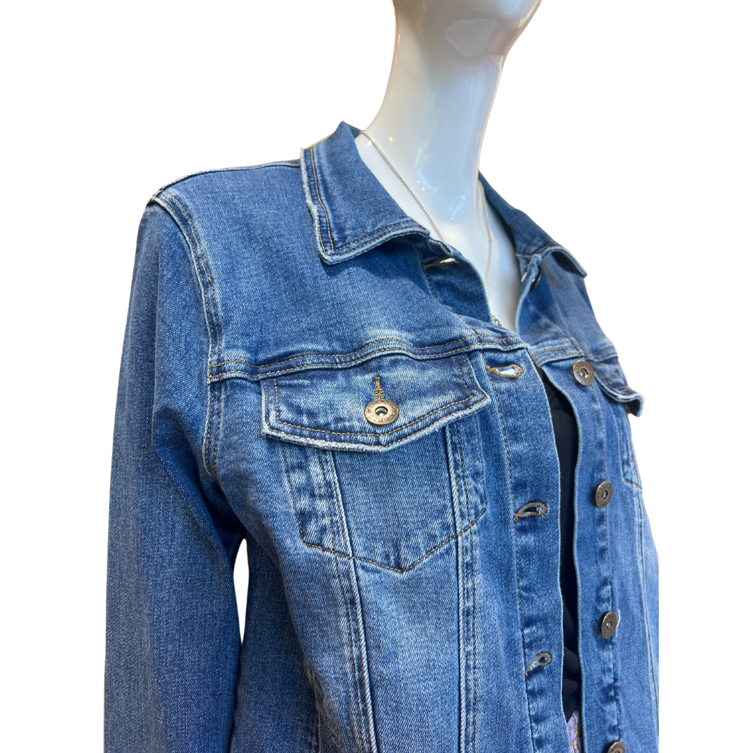 Penelope Med Blue Denim Jacket