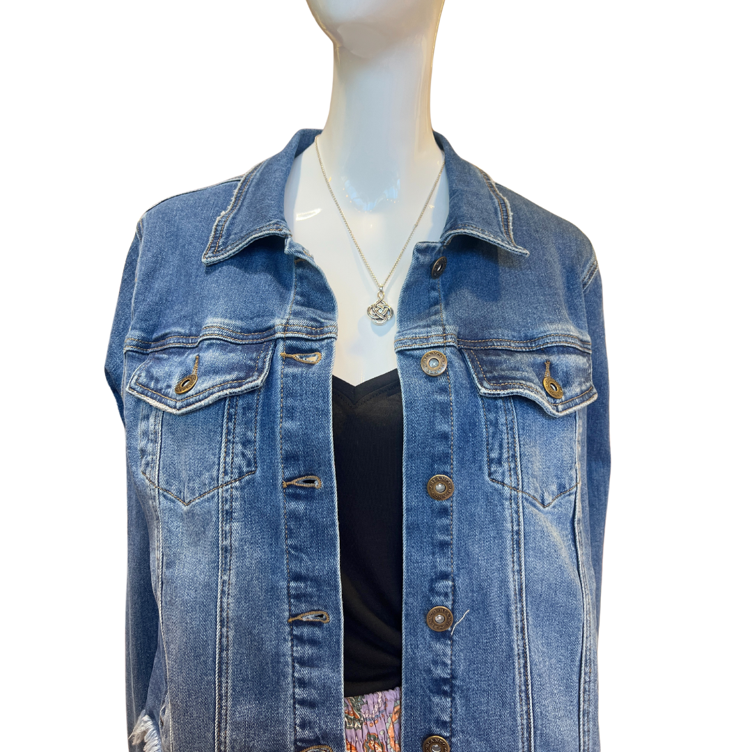 Penelope Med Blue Denim Jacket