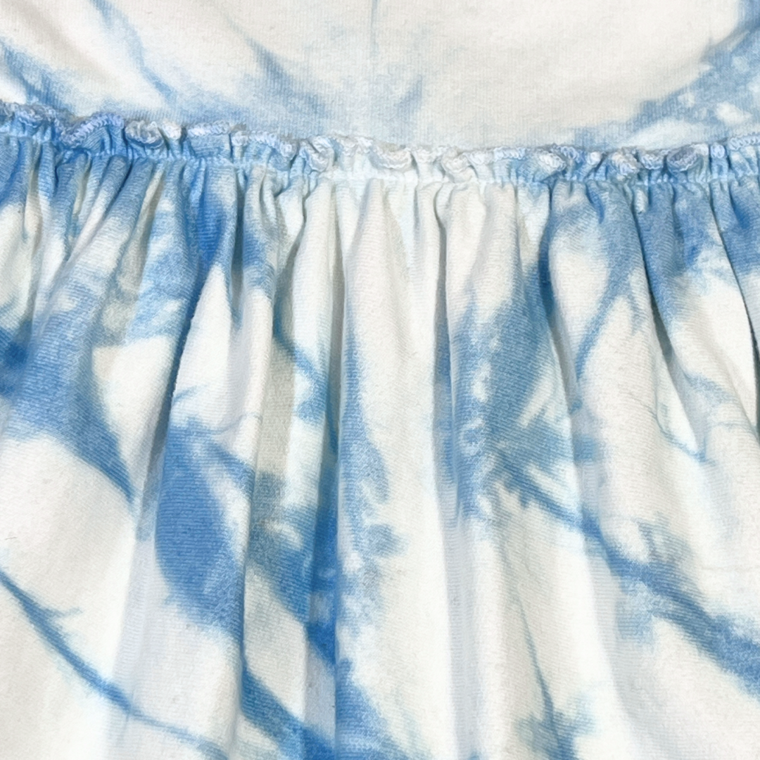 Blue Tie Dye Babydoll Dress