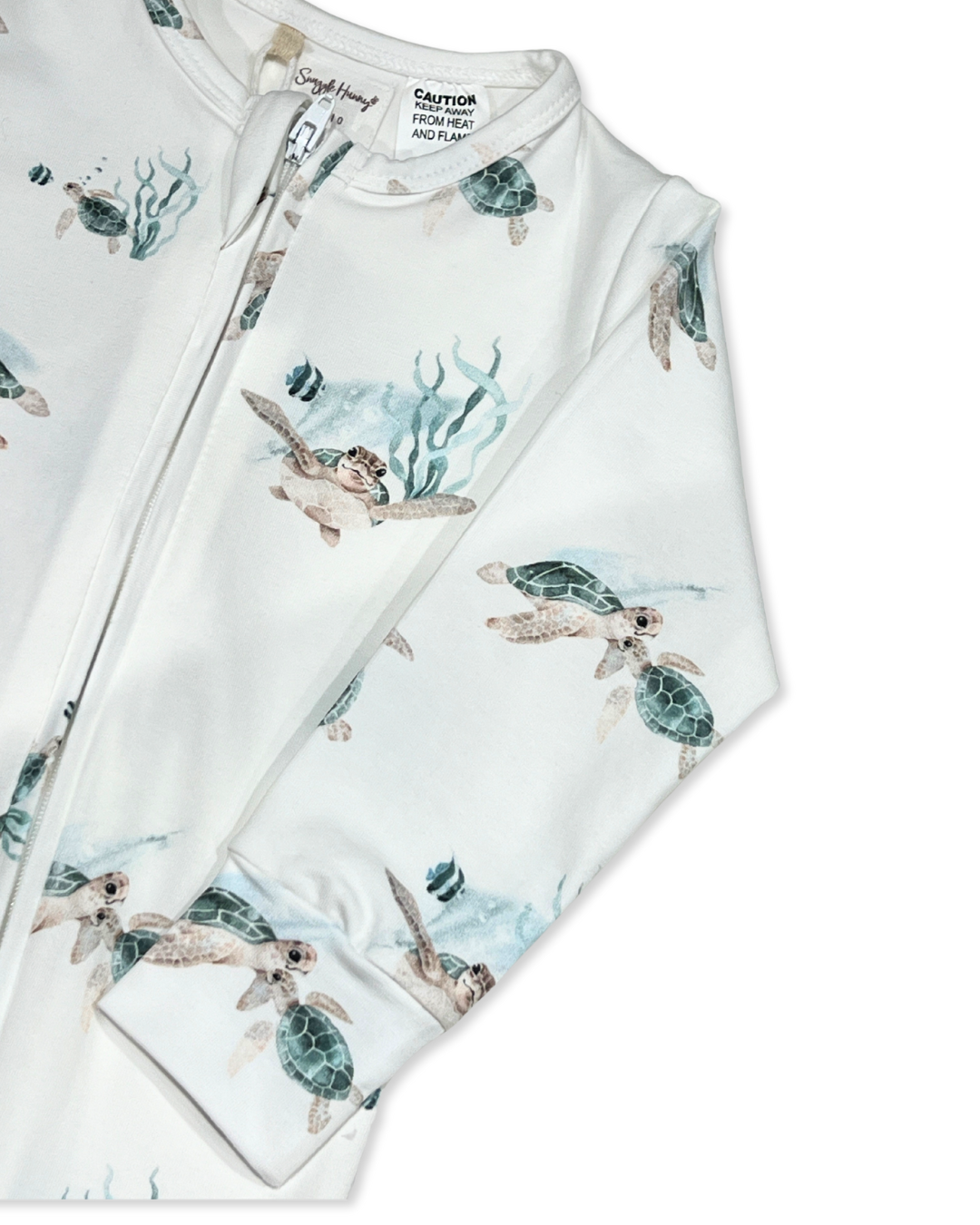 turtle baby footie, organic cotton baby sleeper, zip baby romper, ocean print baby outfit, boutique baby boy footie, eco friendly baby clothing, newborn turtle romper, infant zip one piece, soft cotton baby pajamas, baby shower gift sleeper