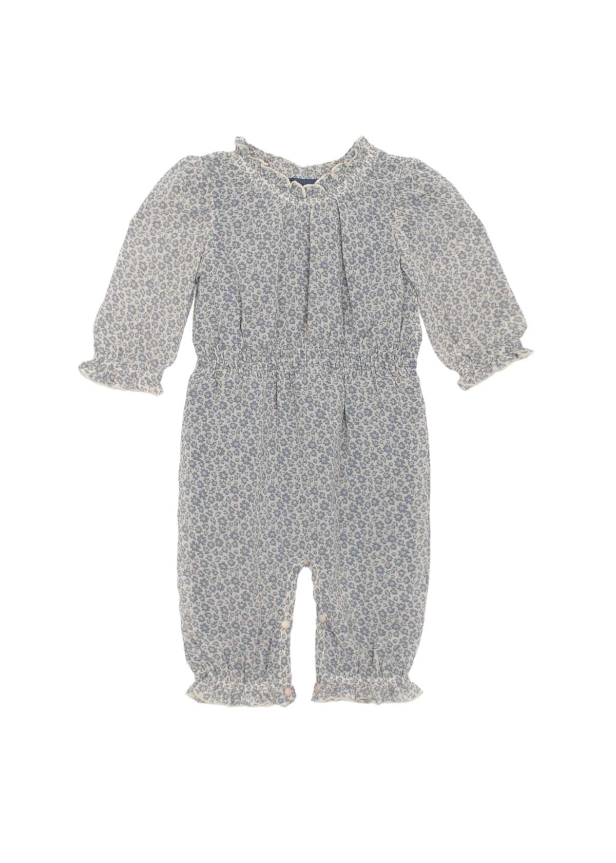 Blue Remy Woven Romper