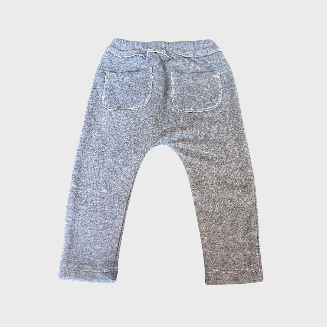 2pc Charcoal Grey w Puppy Sweatshirt & Pants