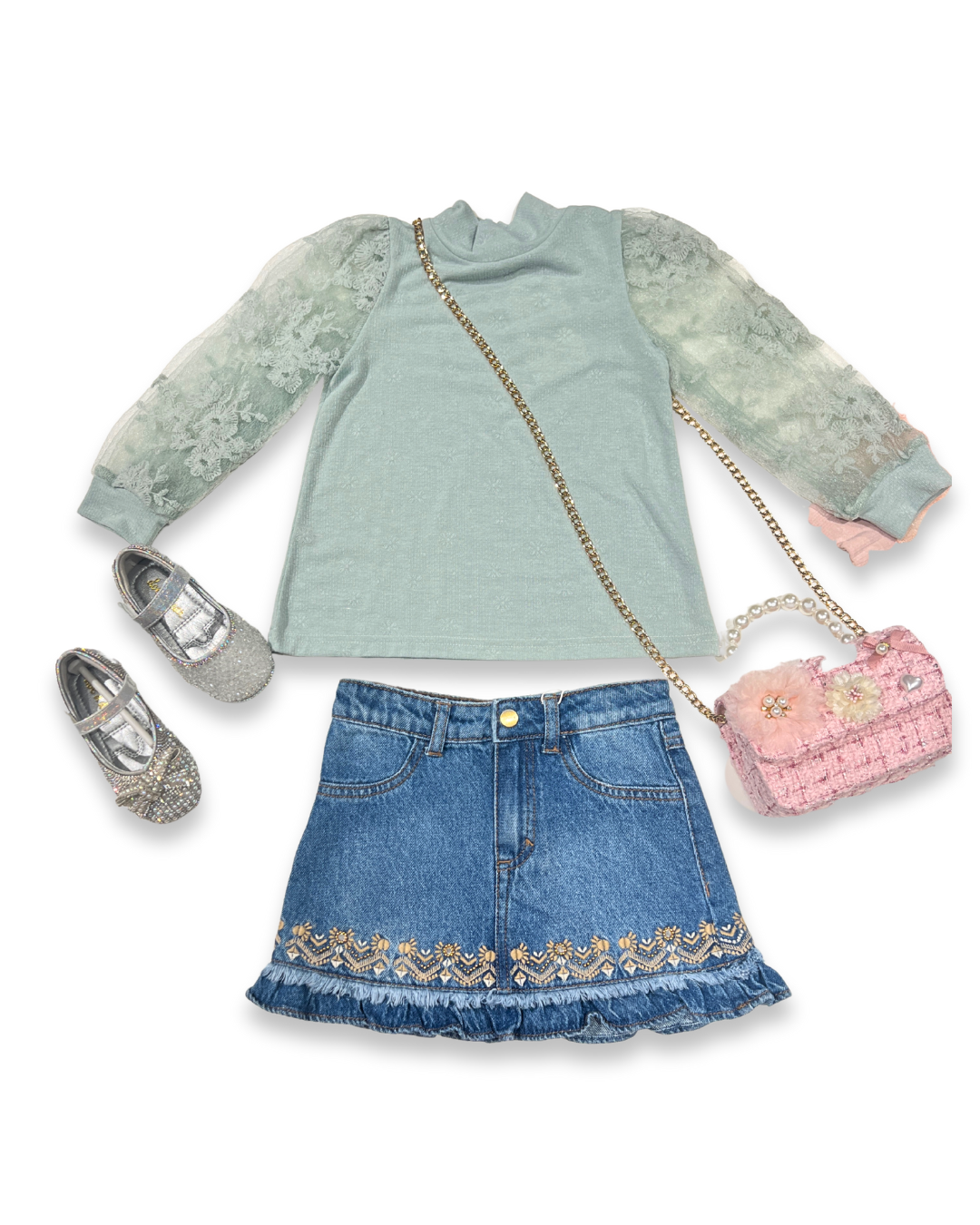 Lace Illusion Sleeve Top Girls, Expressions Boutique, Women and childrens boutique, Woodbury, girls lace sleeve top, boutique girls blouse, illusion sleeve top kids, pastel lace top for girls, boutique girls fashion, dressy girls top, trendy girls boutique shirt, lace detail girls clothing