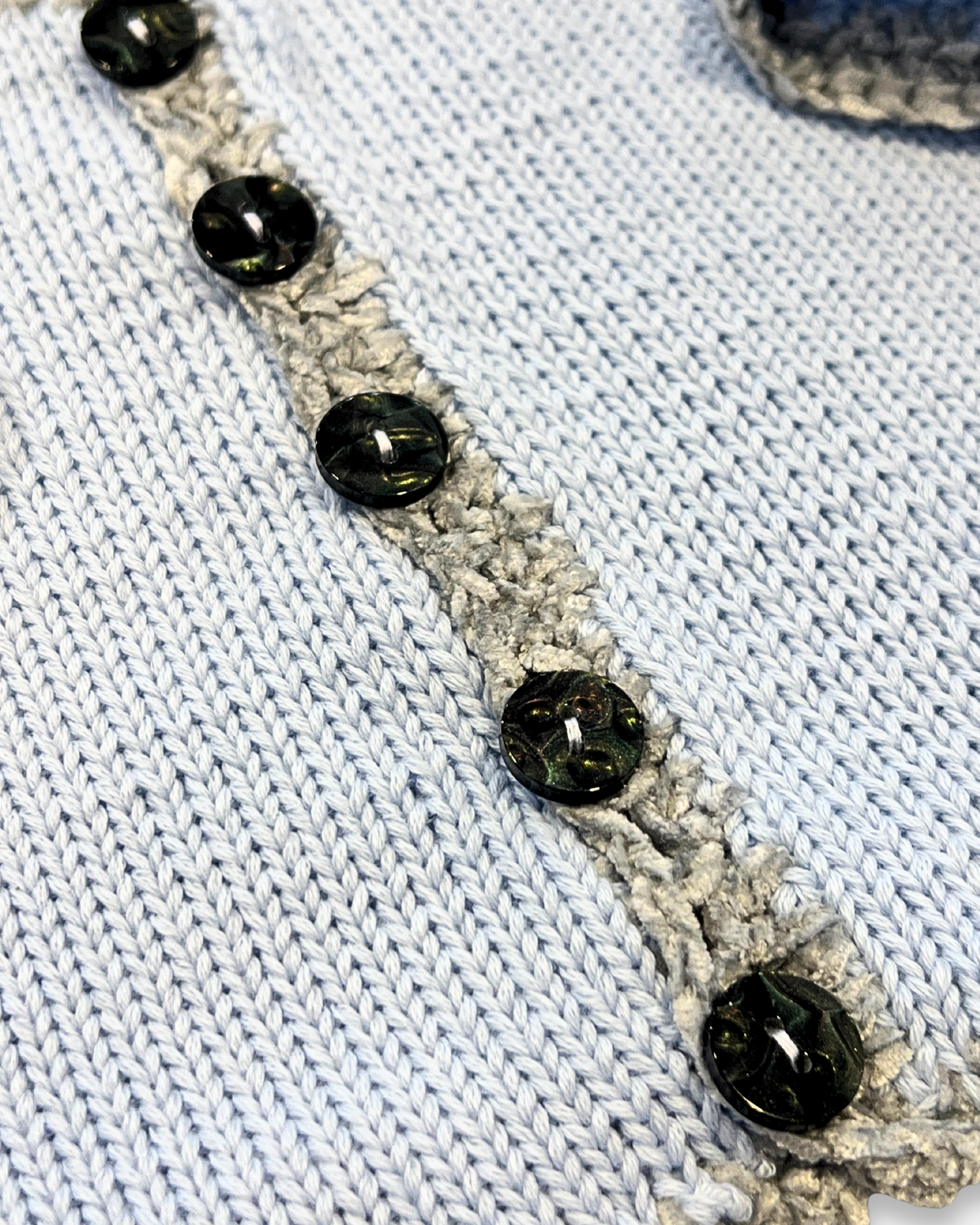 baby cotton sweater set, boutique baby knitwear, baby shower gift outfit, baby boy sweater and hat set, newborn cotton sweater outfit, boutique baby clothing Expressions Boutique NY, infant knit cardigan set, baby cotton knit with chenille trim, newborn coming home outfit boys, soft breathable baby sweater set