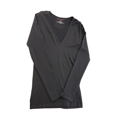 Long Sleeve V-Neck Seamless Top