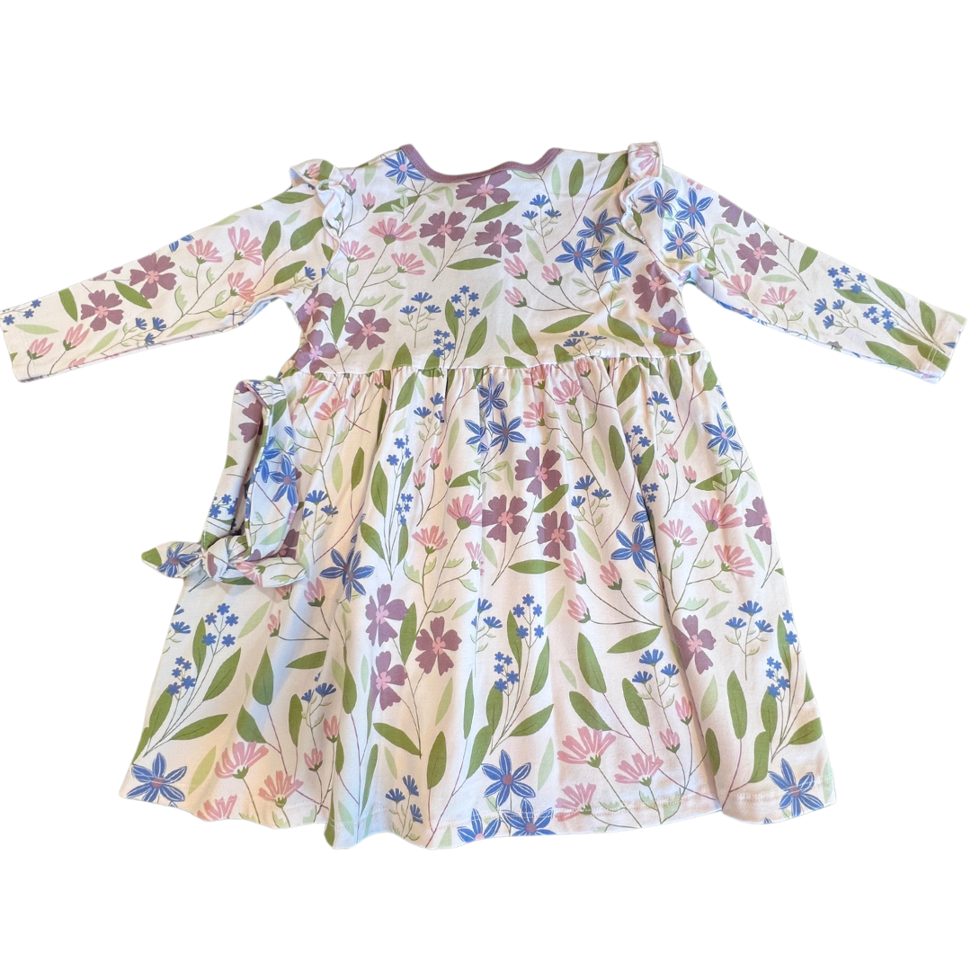 2pc Wild Blossoms Dress w HB