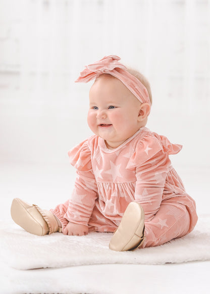 Blush Star Romper