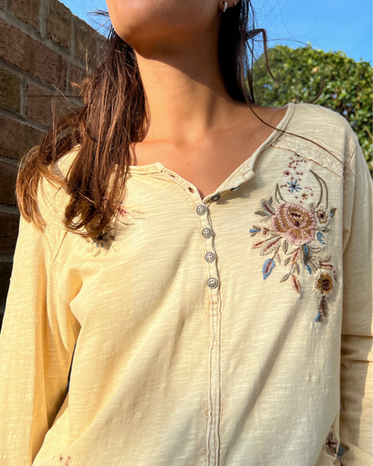 Oatmeal Karli Top