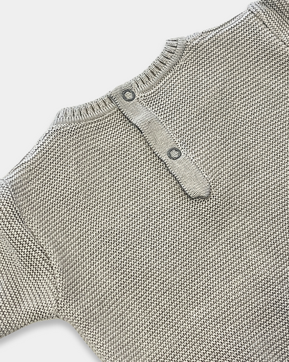 baby knit outfit, toddler knit clothing set, boutique baby boy outfit, boutique baby girl outfit, grey knit sweater and pants, classic baby knitwear, unisex baby knit set, Expressions Boutique NY, Woodbury baby boutique, heirloom-style baby outfit, holiday baby knit set, cozy knit baby outfit