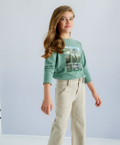 L/S Dropped Shoulder T-Shirt