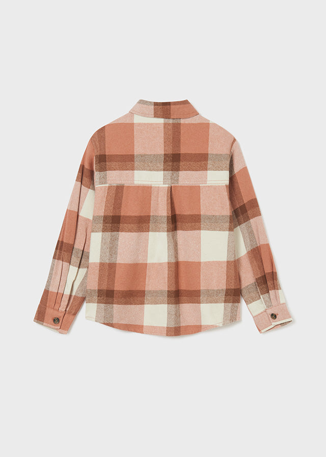 Rose Checked Flannel Shirt