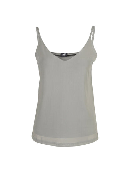 Army Sage V-Neck Double Layered Tank Top