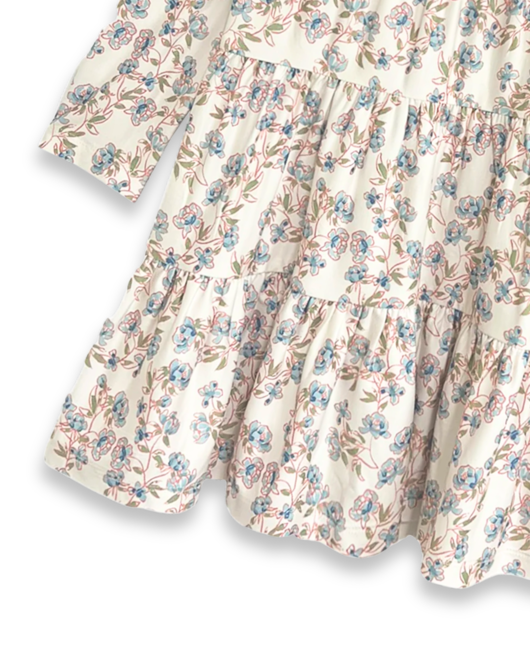 Sadie dress girls, floral ruffle dress kids, boutique toddler dress, ivory floral long sleeve dress, girls fall dresses, boutique girls outfit, girls birthday dress, boutique clothing for kids, toddler girl floral dress, tiered ruffle dress for girls, back to school, school boutique, childrens school