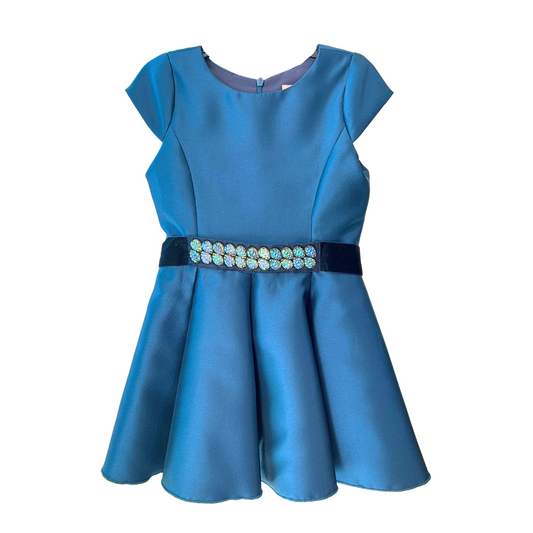 Teal Swing Dress