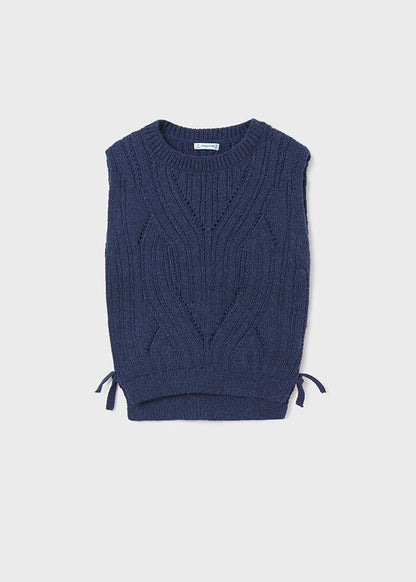 Denim Blue Sweater Vest