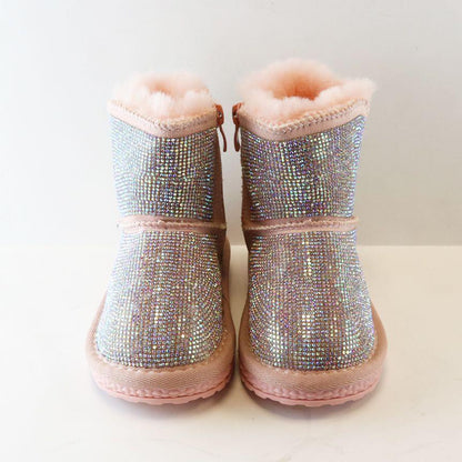Holographic Rhinestone Boot