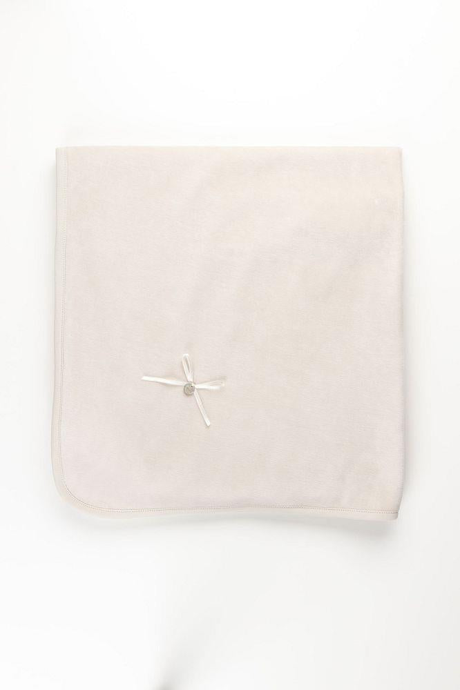 Baby Gi Ivory Velour Footie w Hat