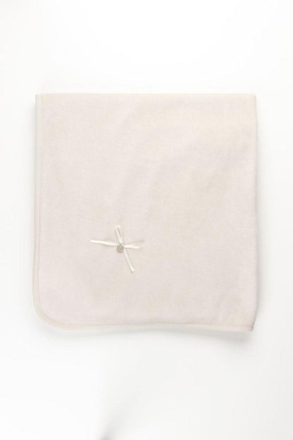 Baby Gi Ivory Velour Footie w Hat