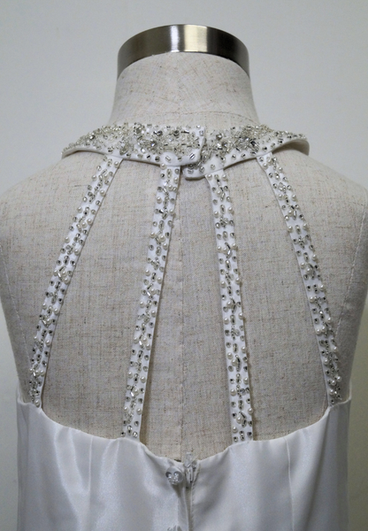 Beaded Detailed Top and Belle Sleeves