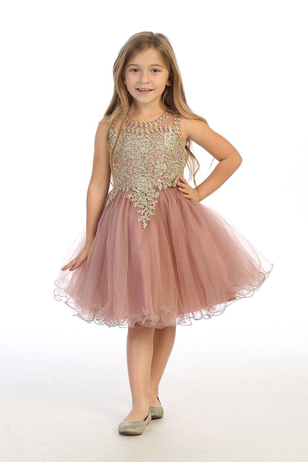 Gold Dress w iridescent beading 9004 / Baby Blue / 8 Gold Dress w iridescent beading 9004 / Baby Blue / 8