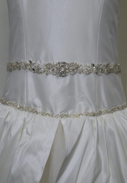 Beaded Detailed Top and Belle Sleeves