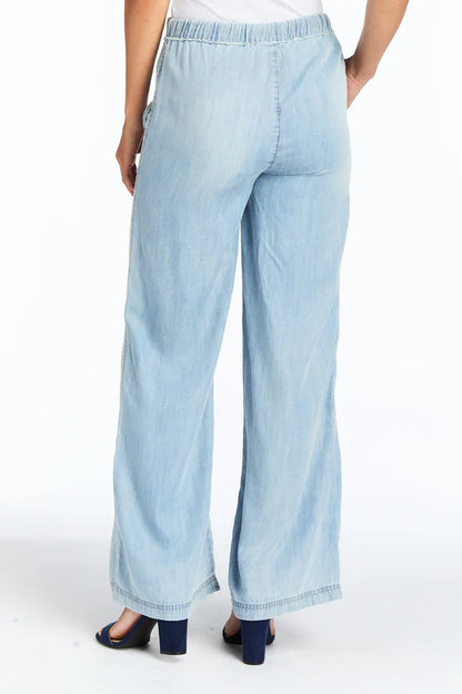 Light Denim Mid Rise Lounge Pant