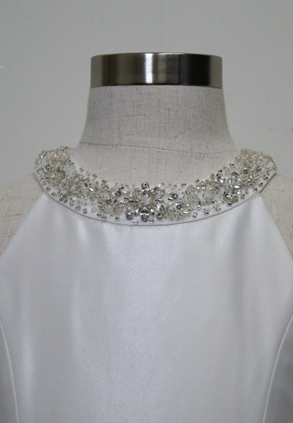Beaded Detailed Top and Belle Sleeves