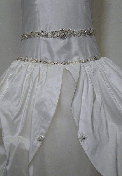 Beaded Detailed Top and Belle Sleeves