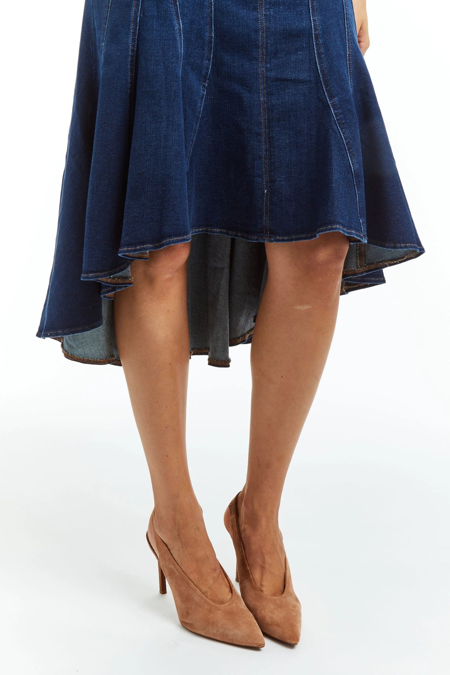 Denim Tank High Low Dress