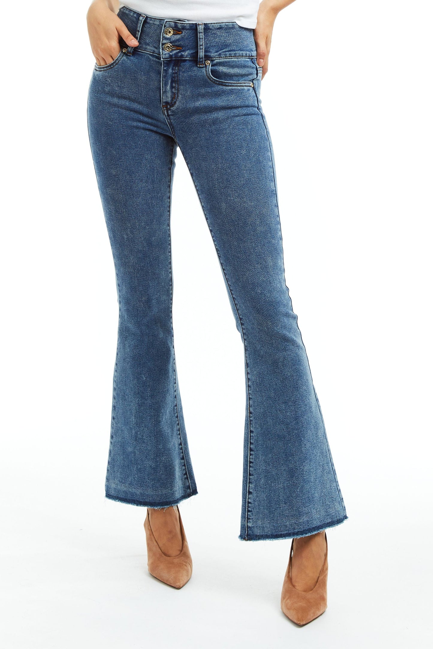 High Rise Flare Jeans