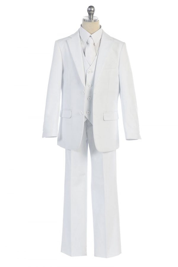 White Communion Suit