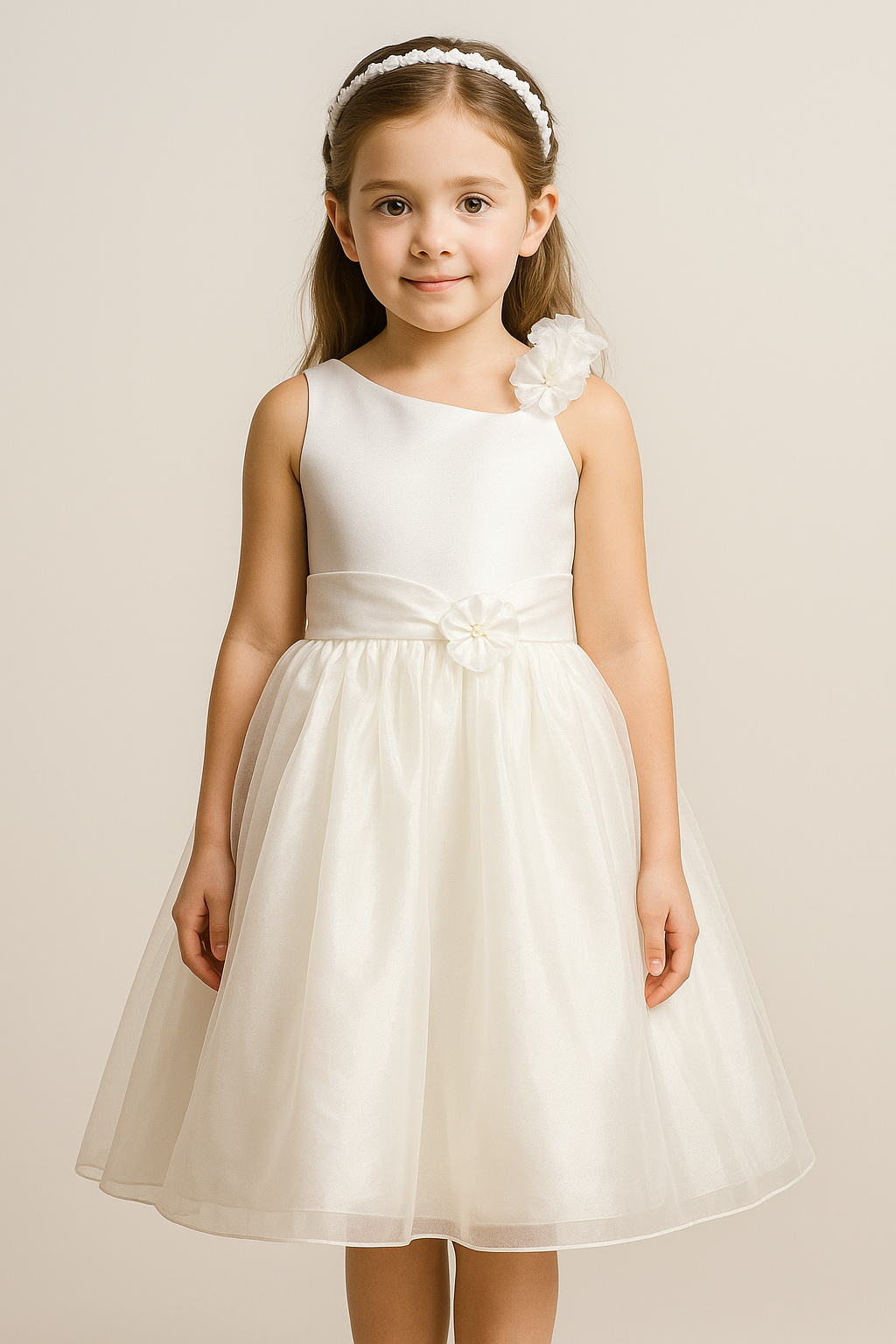Communion Dress w Italian Organza