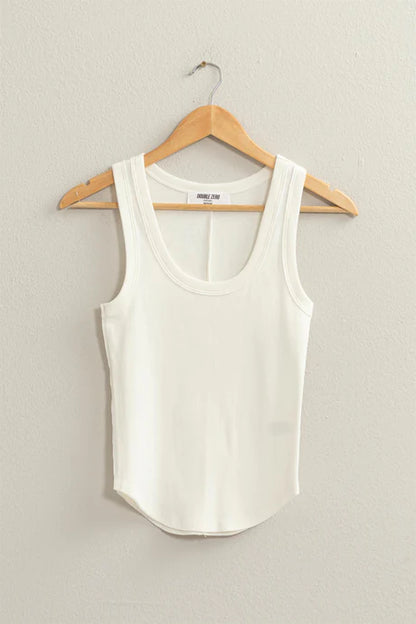 Fitted Ribbed Tank Top