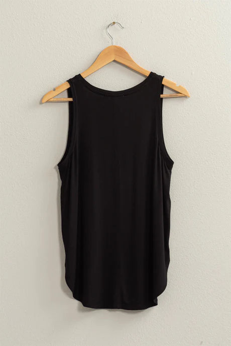 Sleeveless V-Neck Top