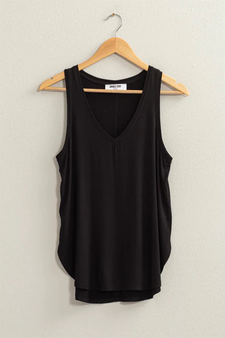 Sleeveless V-Neck Top