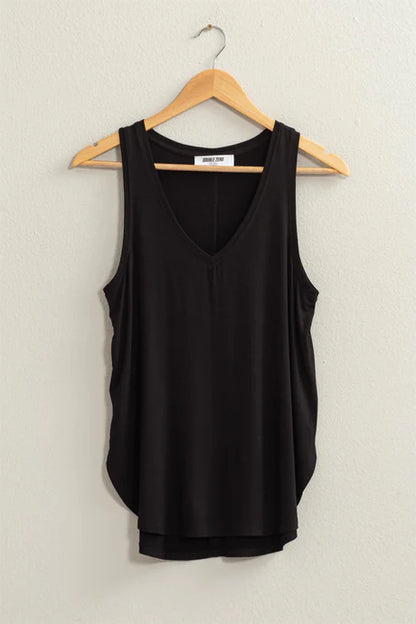 Sleeveless V-Neck Top