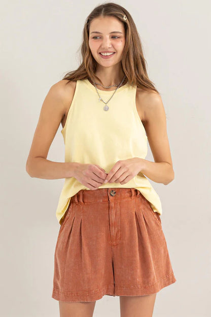 Boxy Sleeveless Tee