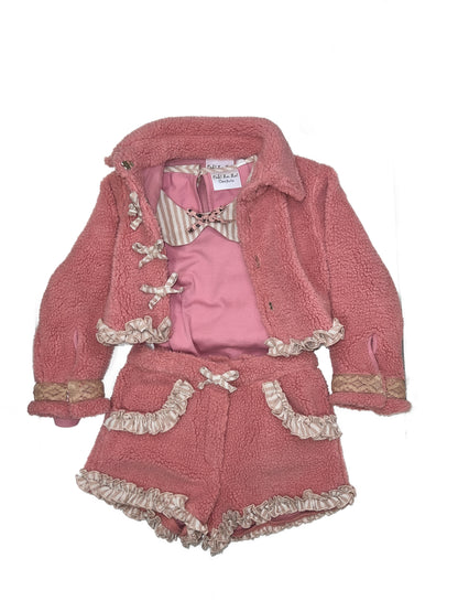 3pc Margot French Rose Short Set