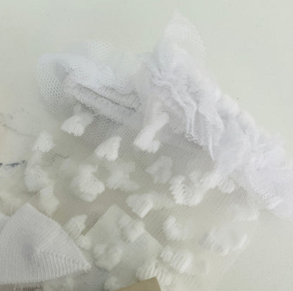 Sheer Sock w Scattered Hearts
