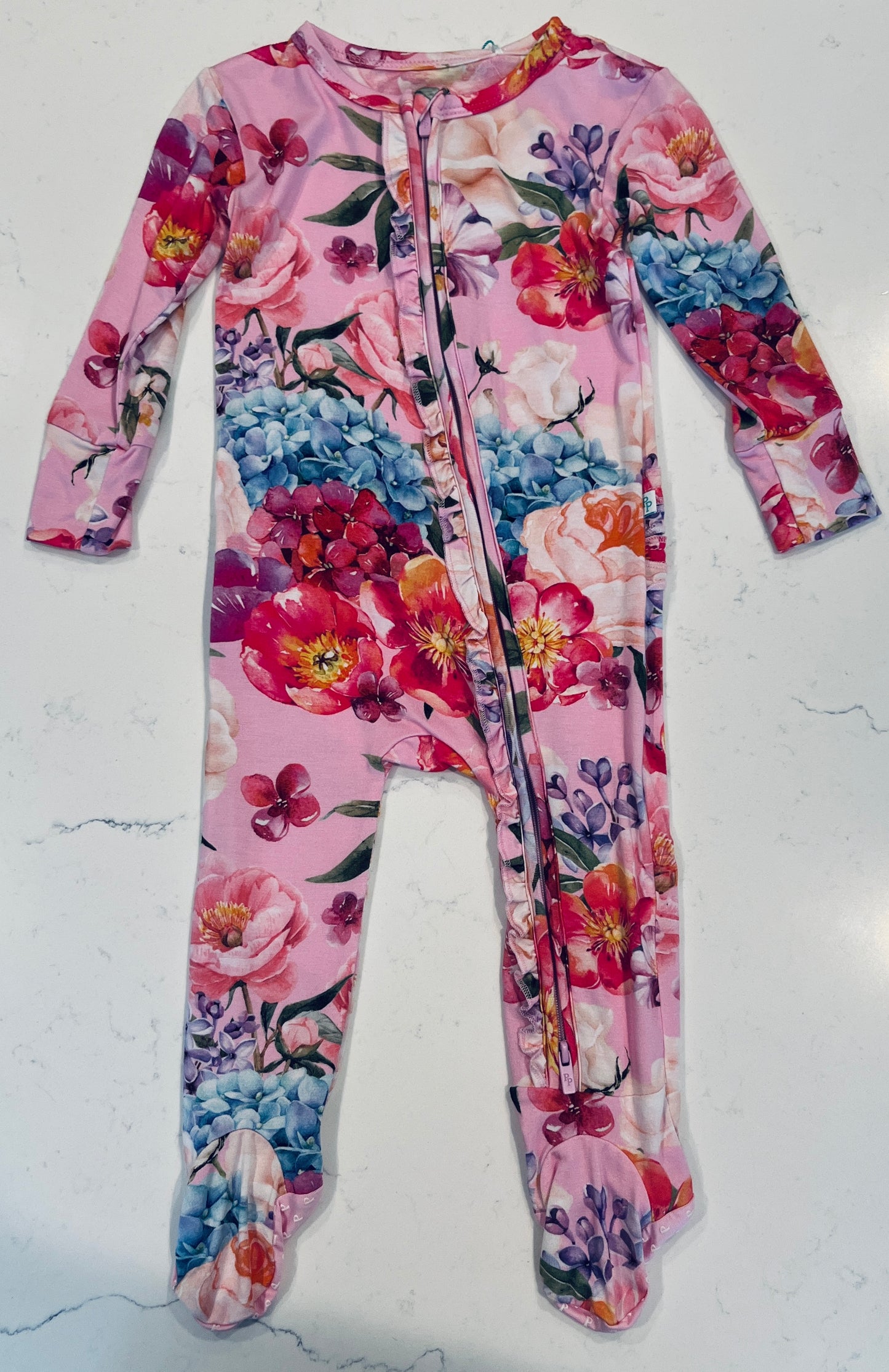 Brisa LS Ruffled Footie