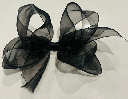 Bows Art 3" Satin Bow w Pearl Center